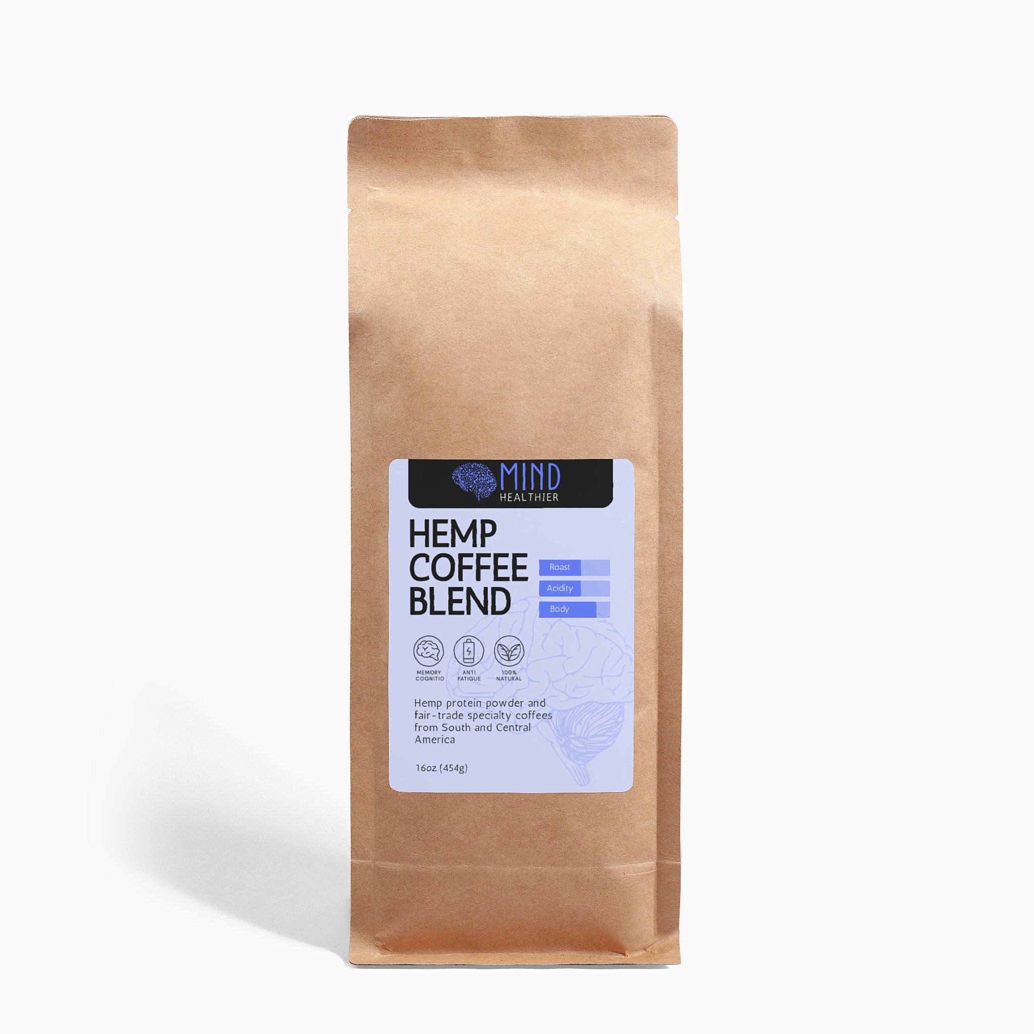 Hemp Coffee Blend - Medium Roast 16oz