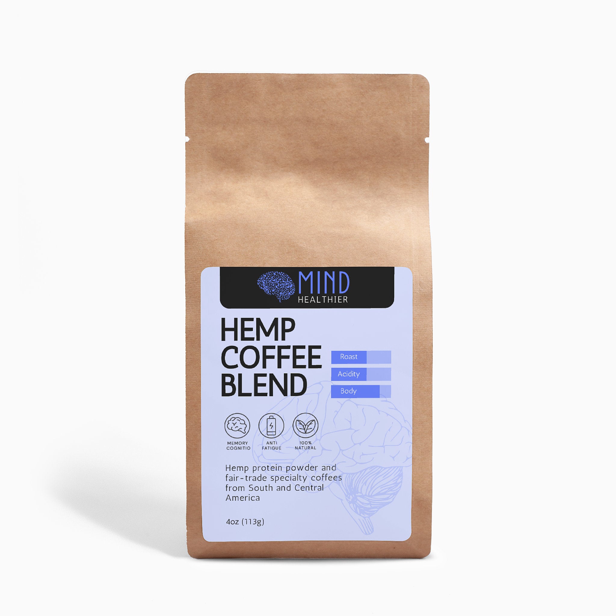 Hemp Coffee Blend - Medium Roast 4oz