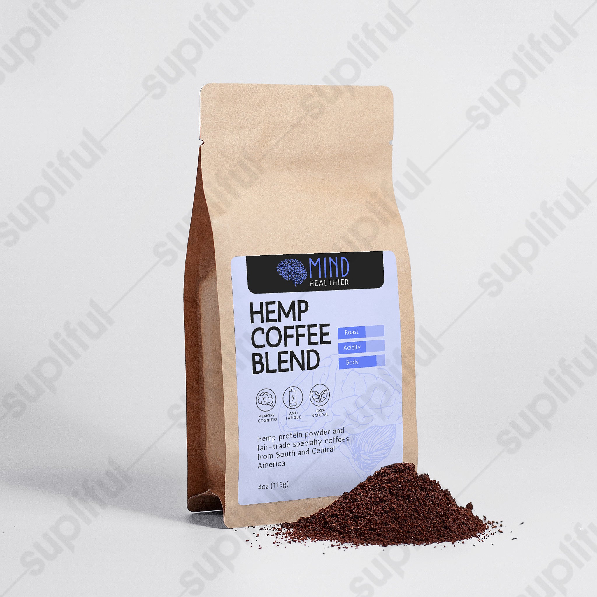 Hemp Coffee Blend - Medium Roast 4oz