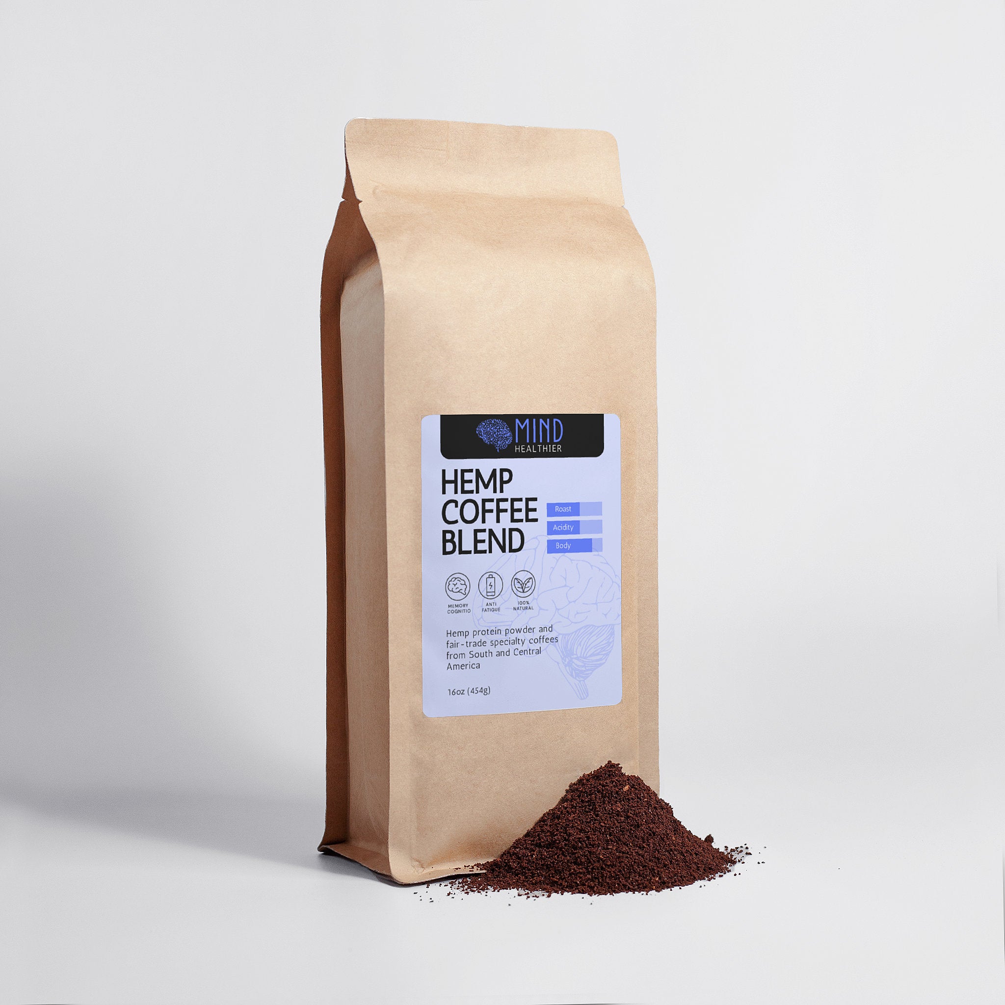 Hemp Coffee Blend - Medium Roast 16oz